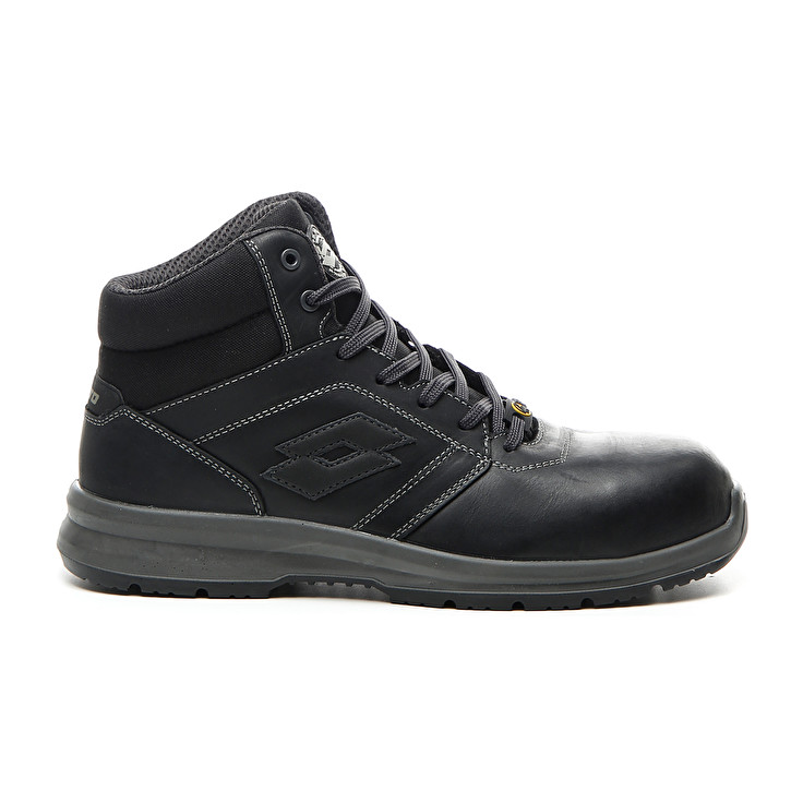 Lotto Race 400 Mid Esd S3 Ch Zapatos De Seguridad Hombre - Negras - Colombia ISLJMAE-10